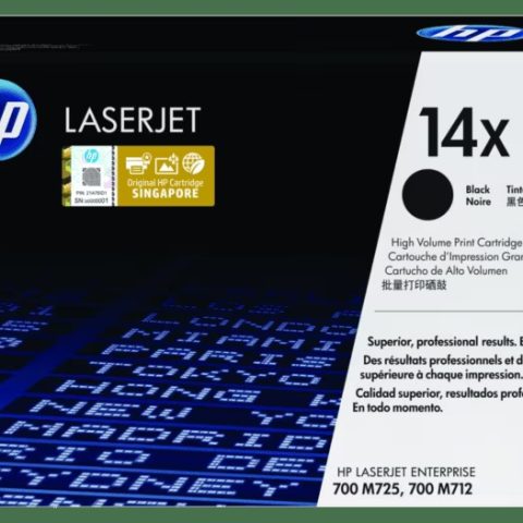 HP 14X High Yield Black Original LaserJet Toner Cartridge - Zapcart Technology Qatar