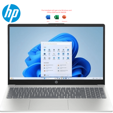 HP [15-fc0016AU/15-fc0017AU] 15.6" FHD Laptop (AMD Ryzen 7-7730U, 16GB, 512GB SSD, ATI, W11, H&S 2024&M365) - Zapcart Technology Qatar