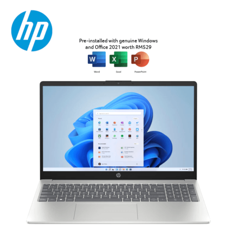 HP [15-FC0105AU/15-FC0106AU] 15.6" Laptop (Athlon7120U, 8GB 5500Mhz, 512GB SSD, Radeon, Win11H, H&S) - Zapcart Technology Qatar