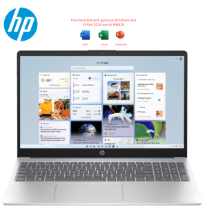 HP [15-fc0444AU/15-fc0445AU/15-fc0446AU/15-fc0447AU] 15.6" FHD Laptop (Ryzen 7 5825U, 12GB, 512GB SSD, ATI, W11, HS+M365) - Zapcart Technology Qatar