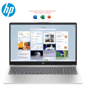 HP [15-fc0744AU/15-fc0745AU/15-fc0746AU/15-fc0747AU] 15.6" FHD Laptop (Ryzen 5 7530U, 16GB D4, 512GB SSD, ATI, W11, HS+M365) - Zapcart Technology Qatar