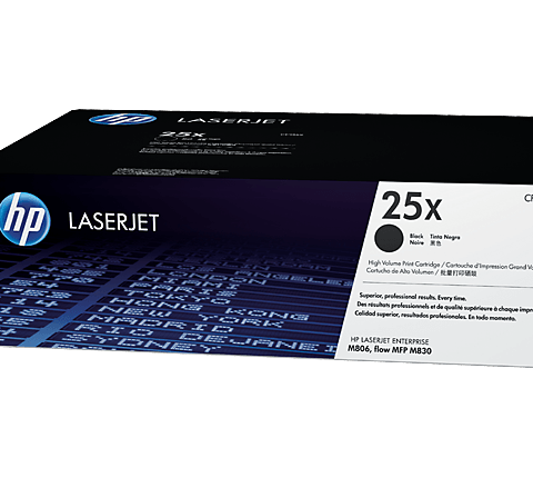 HP 25X High Yield Black Original LaserJet Toner Cartridge - Zapcart Technology Qatar