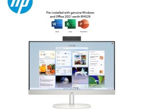 HP 27-cr0039D 27" FHD Touch All-in-One Desktop PC Shell White (i5-1335U, 8GB, 1TB SSD, Intel, W11, H&S) - Zapcart Technology Qatar