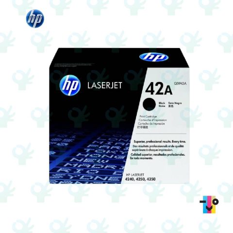 HP 42A Black Original LaserJet Toner Cartridge - Zapcart Technology Qatar