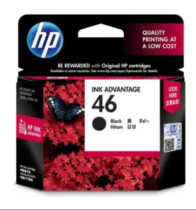 HP 46 Ink Cartridge (HP Deskjet Ink Advantage 2020hc 2520hc AiO Printer; HP DeskJet Ink Advantage Ultra 2029 2529 4729 Printer) - Zapcart Technology Qatar