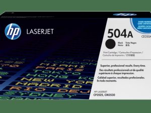 HP 504A Black Original LaserJet Toner Cartridge - Zapcart Technology Qatar