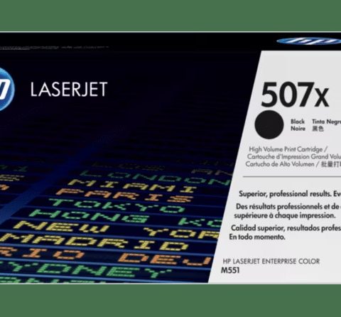 HP 507X High Yield Black Original LaserJet Toner Cartridge - Zapcart Technology Qatar