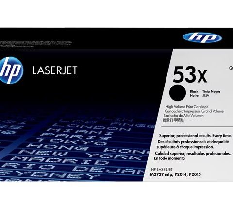 HP 53X High Yield Black Original LaserJet Toner Cartridge - Zapcart Technology Qatar