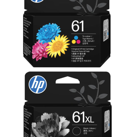 HP [61 Tri-color/61XL Black] Original Ink Cartridge (HP Deskjet 1010, HP Deskjet 1510) - Zapcart Technology Qatar