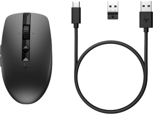 HP 710 RECHARGEABLE SILENT BLUETOOTH MOUSE BLACK - Zapcart Technology Qatar