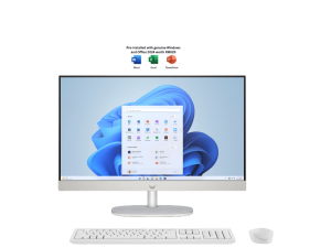 HP All-in-One 24-cr0260d 23.8 inch FHD Non-Touch PC Shell White (i3-1315U, 8GB DDR4, 512GB SSD, H&S, W11, 3Y) - Zapcart Technology Qatar