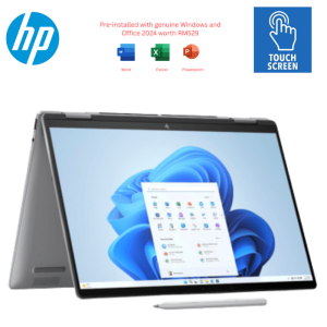 HP Envy X360 14-Fa0022AU/14-Fa0023AU 14'' WUXGA Touch 2-In-1 Laptop ( Ryzen 7 8840HS, 16GB, 512GB SSD, ATI, W11, HS+M365 ) - Zapcart Technology Qatar