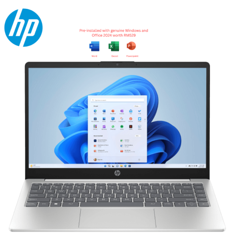 HP Laptop [14-em0090AU/14-em0091AU/14-em0092AU] 14'' FHD (R3-7320U, 8GB D5, 512GB SSD, ATI, H&S, W11) - Zapcart Technology Qatar