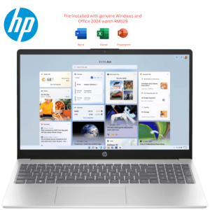 HP Laptop 15.6 inch 15-fc0420AU, Gold (AMD Athlon Silver/15.6" FHD/8GB D5/512 SSD/W11/H&S 2024) - Zapcart Technology Qatar