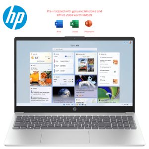 HP Laptop 15.6 inch 15-fc0421AU, Silver (AMD Athlon Silver/15.6" FHD/8GB D5/512 SSD/W11/H&S 2024) - Zapcart Technology Qatar