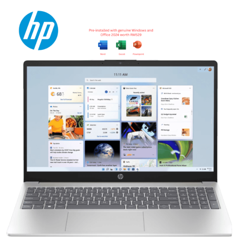 HP Laptop [15-fc0189AU/15-fc0796AU/15-fc0797AU] 15.6" FHD (R5-7530U, 16GB D4, 512GB SSD, ATI, H&S, W11] - Zapcart Technology Qatar