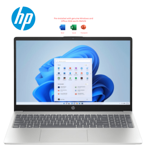 HP Laptop [15-FD2115TU/15-FD2116TU/15-FD2117TU] 15.6" FHD (CU5-225U, 16GB D5, 512GB SSD, Intel, H&S, W11) - Zapcart Technology Qatar