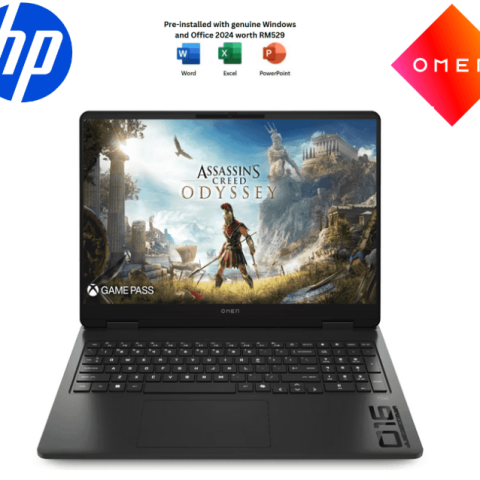 HP OMEN Gaming Laptop [16-ap0057AX / 16-ap0058AX] 16 inch 2k IPS (Ryzen AI 7 350, 16GB D5, 512GB SSD, NV RTX5070 8GB, H&S+M365, W11) - Zapcart Technology Qatar