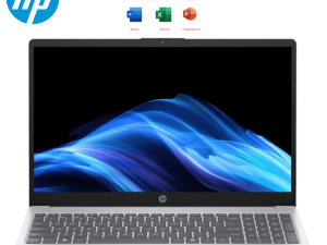 HP OmniBook 3 NGAI 15-fn0000AU 15.6" FHD Laptop Glacier Silver (AI 5 340, 16GB, 512GB SSD, ATI, W11, HS+M365) - Zapcart Technology Qatar