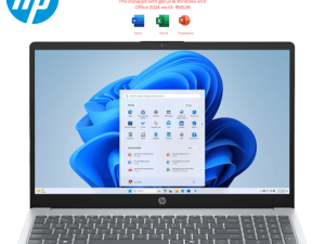 HP OmniBook 3 NGAI 15-fn0059AU 15.6" FHD Laptop Glacier Silver (AI 5 330, 24GB, 512GB SSD, ATI, W11, HS+M365) - Zapcart Technology Qatar