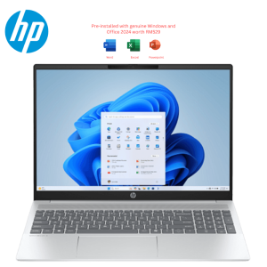 HP OmniBook 5 [16-bc1011AU / 16-bc1012AU] 16" 2K Laptop Glacier Silver (R7-8840U, 16GB, 512GB SSD, ATI, W11, HS+M365) - Zapcart Technology Qatar