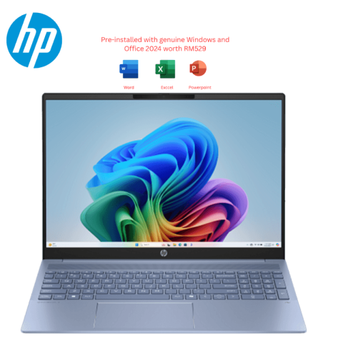 HP OmniBook 5 NGAI [16-ag1022AU / 16-ag1023AU] 16" 2K Laptop (AI 7 350, 16GB, 512GB SSD, ATI, W11, HS+M365) - Zapcart Technology Qatar