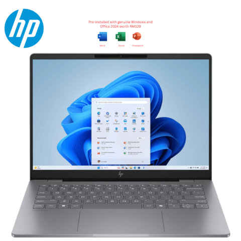 HP OmniBook 7 Laptop AI [14-fr0020TU/14-fr-0068TU/14-fr-0069TU] 14" 2k IPS (CU5-225U, 16GB D5, 512GB SSD, Intel, H&S, W11) - Zapcart Technology Qatar