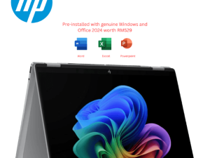 HP OmniBook X Flip 2-in-1 14 inch 2k Touch Laptop Next Gen AI [14-fk0121AU/14-fk0122AU] (AI 7 350, 16GB D5, 512GB SSD, ATI, H&S, W11) - Zapcart Technology Qatar