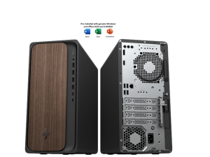 HP OmniDesk Desktop AI M03-0029d PC GRY WOOD (CU7-265, 16GB D5, 512GB SSD, NV RTX5060 8GB, KB/MOUSE, W11) - Zapcart Technology Qatar
