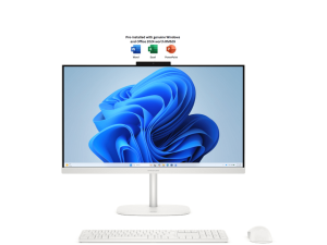 HP OmniStudio All-in-One Desktop 24-cu0005d 24"FHD White (C3-N350, 8GB D5, 512GB SSD, Intel, H&S, W11) - Zapcart Technology Qatar
