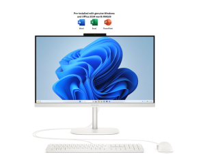 HP OmniStudio All-in-One Desktop 24-cv0006d 24"FHD PC White (R3 30, 8GB D5, 512GB, ATI, H&S, W11) - Zapcart Technology Qatar