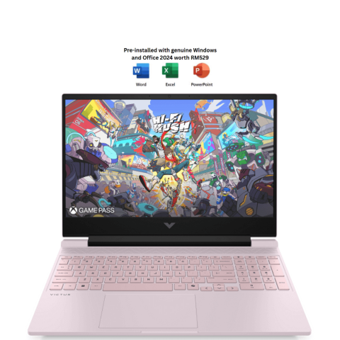 HP VICTUS [15-FA2550TX/15-FA2551TX/15-FA2552TX] 15.6" FHD 144Hz GAMING LAPTOP (CORE I5-13420H,16GB D5, 512GB SSD, RTX4050 6GB, H&S, W11) - Zapcart Technology Qatar