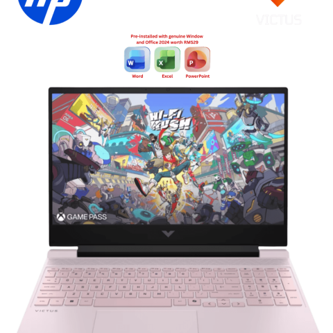 HP Victus [15-fa2607TX/15-fa2608TX/15-fa2609TX] 15.6" FHD Gaming Laptop (i5-13420H, 16GB D4, 512GB SSD, NV RTX3050 6GB, H&S, W11) - Zapcart Technology Qatar