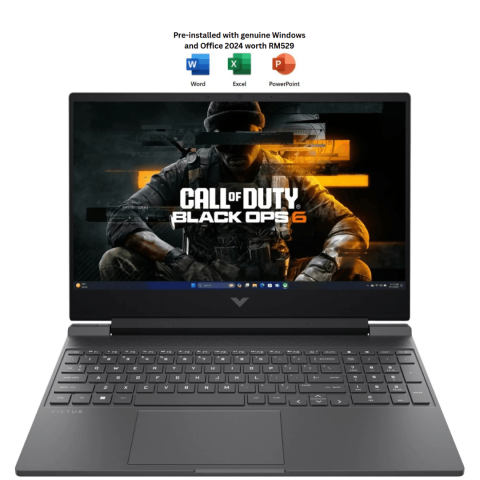 HP VICTUS [15-fb3227ax/15-fb3228ax] 15.6" FHD 144Hz Gaming Laptop (R7-7445HS, 16GB D5, 512GB SSD, NV RTX3050 6GB, W11) - Zapcart Technology Qatar