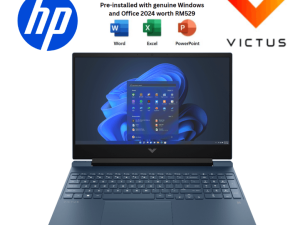 HP Victus Gaming Laptop [15-fb3074AX / 15-fb3075AX] 15.6" FHD 144Hz (R7-7445HS, 8GB D5, 512GB SSD, NV RTX2050 4GB, H&S+M365, W11) - Zapcart Technology Qatar