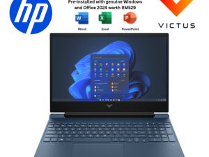 HP Victus Gaming Laptop [15-fb3148AX / 15-fb3149AX] 15.6" FHD IPS 144Hz (R7-7445HS, 16GB D5, 512GB SSD, NV RTX4050 6GB, H&S+M365, W11) - Zapcart Technology Qatar