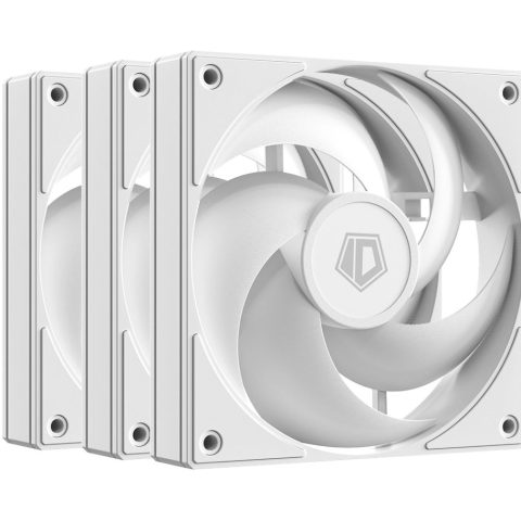 ID-Cooling AS-120-W Case Fan Trio Set - White - Zapcart Technology Qatar