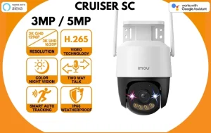 IMOU Cruiser SC 3MP/5MP/8MP 2K/3K/4K Pan/Tilt Outdoor IP66 Color Night Vision Two Way Talk Smart IP Security CCTV Camera - Zapcart Technology Qatar