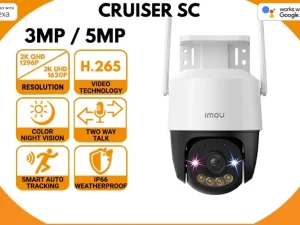 IMOU Cruiser SC 3MP/5MP/8MP 2K/3K/4K Pan/Tilt Outdoor IP66 Color Night Vision Two Way Talk Smart IP Security CCTV Camera - Zapcart Technology Qatar