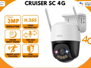 Imou Cruiser SC 4G LTE Network 3MP / 5MP 2K Two Way Talk Motion Detection Color Night Vision Security CCTV Camera - Zapcart Technology Qatar