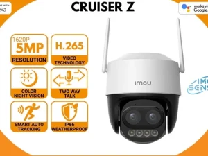 IMOU Cruiser Z 5MP 3K Pan/Tilt Color Night Vision Two way Talk IP66 12x Zoom Outdoor Security CCTV Camera - Zapcart Technology Qatar