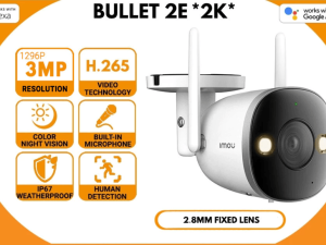 IMOU Outdoor Bullet 2E 3MP/5MP Human Detection IP67 Security CCTV Camera - Zapcart Technology Qatar