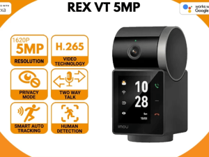 IMOU Rex VT 5MP 3K Smart CCTV One-touch Video Call Security CCTV Camera Clock - Zapcart Technology Qatar