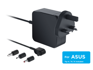 Innergie Universal Laptop Adapter Charger Acer Asus Dell HP Lenovo with Built-in Cable (65W) - Zapcart Technology Qatar