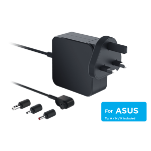 Innergie Universal Laptop Adapter Charger Acer Asus Dell HP Lenovo with Built-in Cable (65W) - Zapcart Technology Qatar