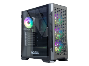 INVASION ATX X-8 GAMING CASING CHASSIS (BLACK) (4 AURORA FAN MOBO SYNC) - Zapcart Technology Qatar