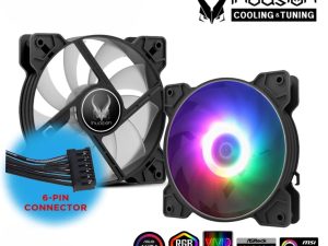 INVASION AURORA 120mm ARGB CASING FAN + FAN HUB - Zapcart Technology Qatar