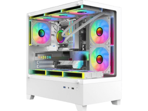 INVASION D-1000 TG MATX CASING (With 3 INFINITY FAN) - Zapcart Technology Qatar