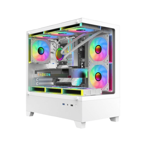INVASION D-1000 TG MATX CASING (With 3 INFINITY FAN) - Zapcart Technology Qatar