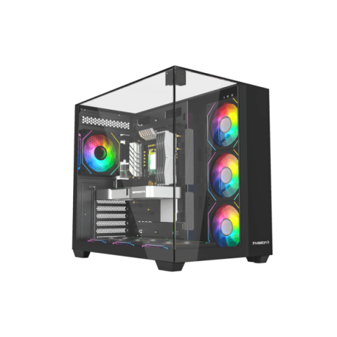 INVASION GENESIS TG ATX CASING (With 4 INFINITY FAN) - Zapcart Technology Qatar